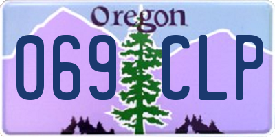 OR license plate 069CLP