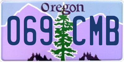 OR license plate 069CMB