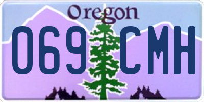 OR license plate 069CMH
