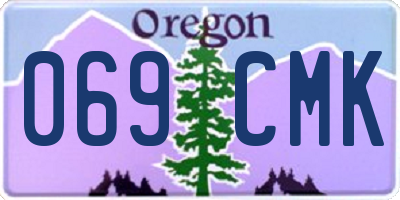 OR license plate 069CMK