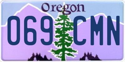 OR license plate 069CMN