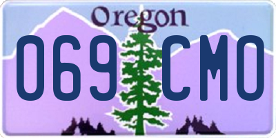 OR license plate 069CMO