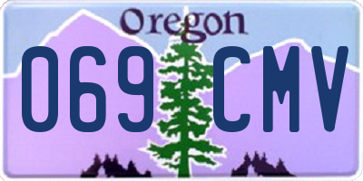 OR license plate 069CMV