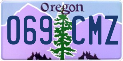 OR license plate 069CMZ