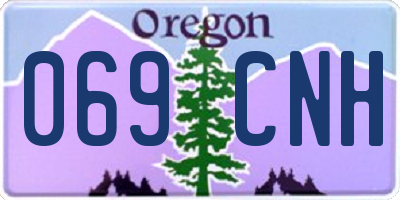 OR license plate 069CNH