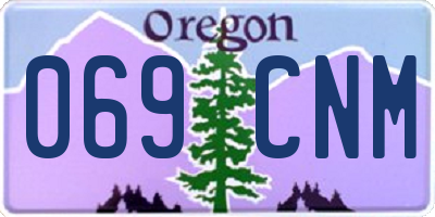 OR license plate 069CNM