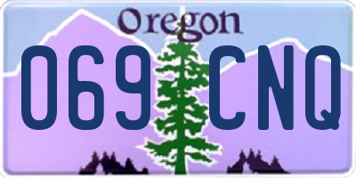 OR license plate 069CNQ