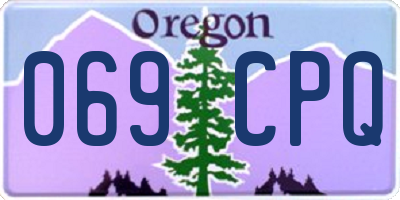 OR license plate 069CPQ
