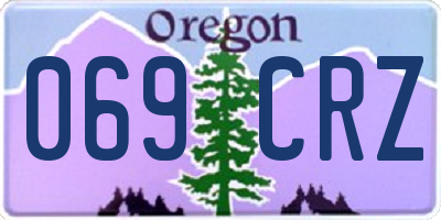OR license plate 069CRZ
