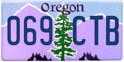 OR license plate 069CTB