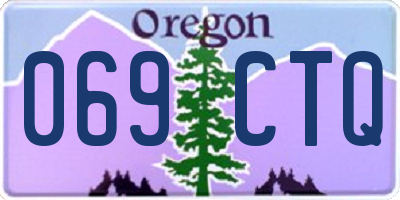 OR license plate 069CTQ