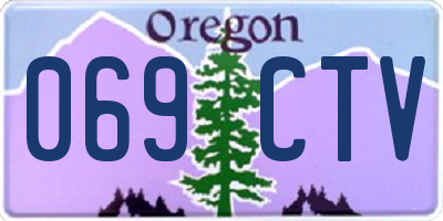 OR license plate 069CTV