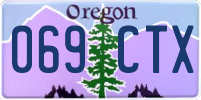 OR license plate 069CTX