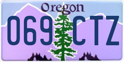OR license plate 069CTZ