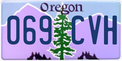 OR license plate 069CVH