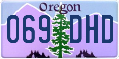 OR license plate 069DHD