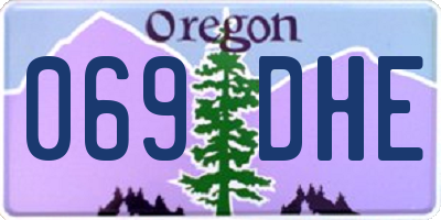 OR license plate 069DHE