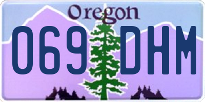 OR license plate 069DHM
