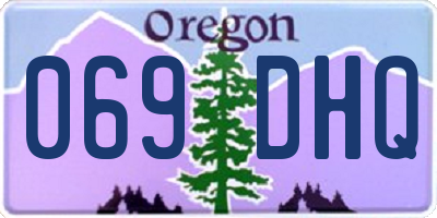 OR license plate 069DHQ
