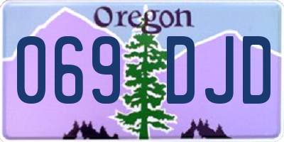 OR license plate 069DJD