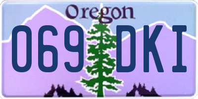 OR license plate 069DKI