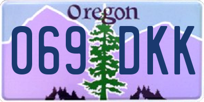 OR license plate 069DKK