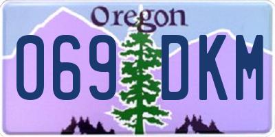 OR license plate 069DKM