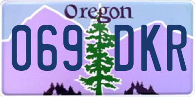 OR license plate 069DKR