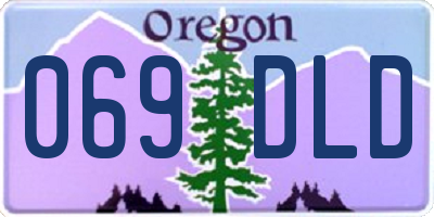OR license plate 069DLD