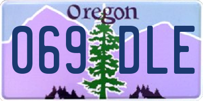 OR license plate 069DLE