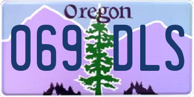 OR license plate 069DLS