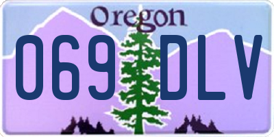 OR license plate 069DLV