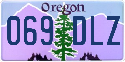 OR license plate 069DLZ