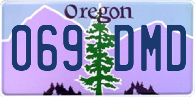 OR license plate 069DMD
