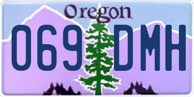 OR license plate 069DMH
