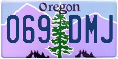 OR license plate 069DMJ