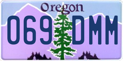 OR license plate 069DMM