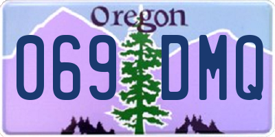 OR license plate 069DMQ