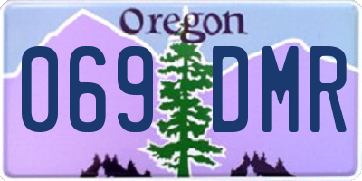 OR license plate 069DMR