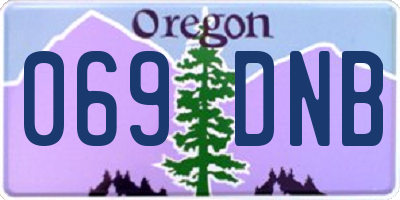 OR license plate 069DNB
