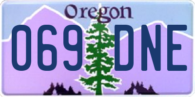 OR license plate 069DNE