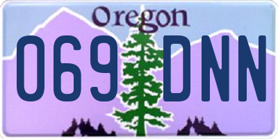 OR license plate 069DNN