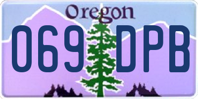 OR license plate 069DPB