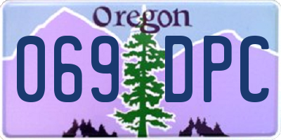 OR license plate 069DPC