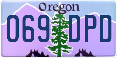OR license plate 069DPD