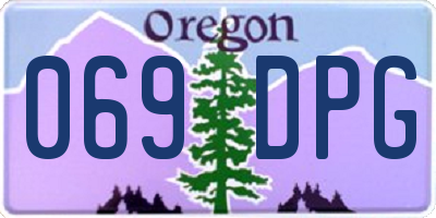 OR license plate 069DPG