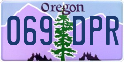 OR license plate 069DPR