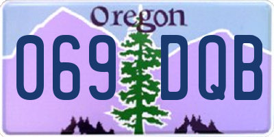 OR license plate 069DQB
