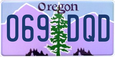 OR license plate 069DQD