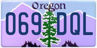 OR license plate 069DQL